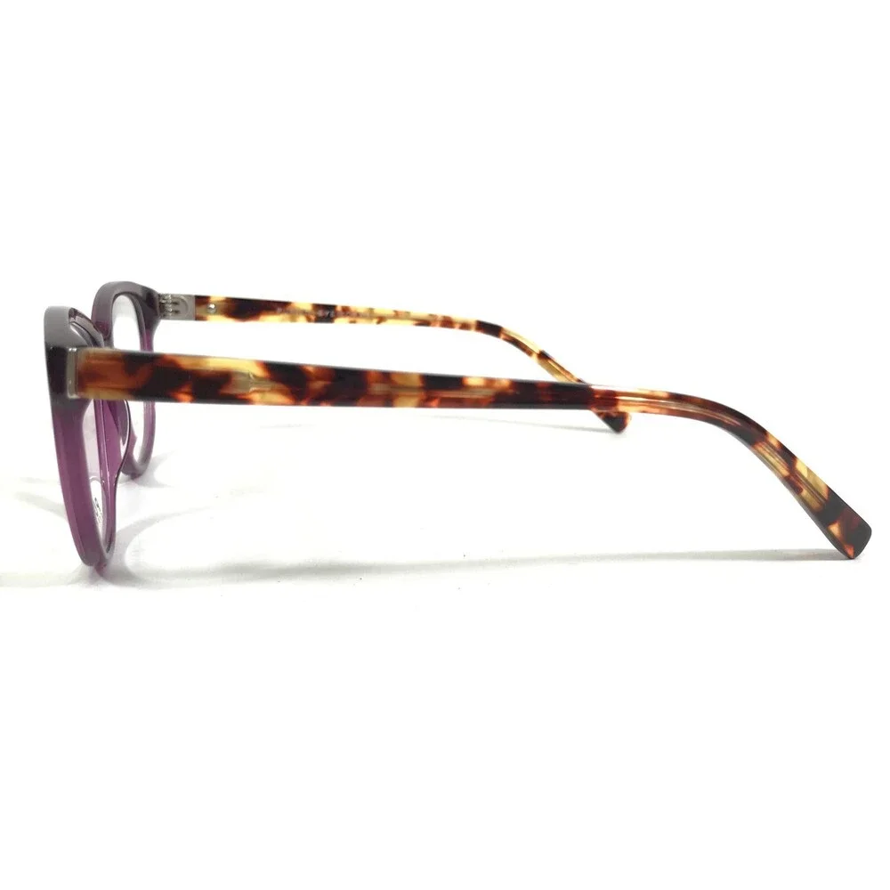 Public Eyeworks Eyeglasses Frames BELLEVUE-C01 Purple Tortoise Cat Eye 53-13-140
